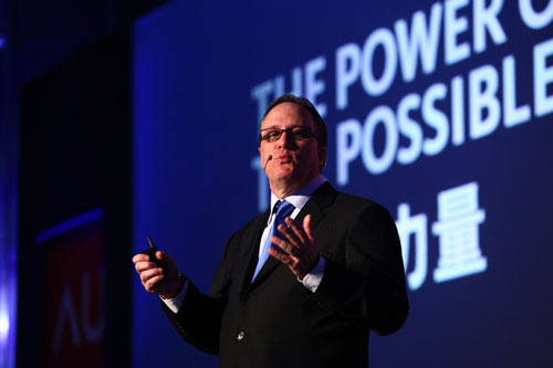 歐特克公司全球高級副總裁、亞太區(qū)總裁魏柏德